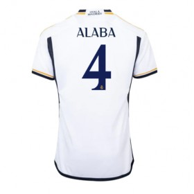 Real Madrid David Alaba #4 Hemmakläder 2023-24 Kortärmad